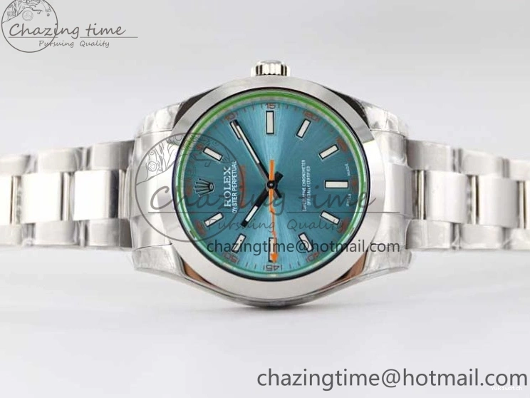 Milgauss 904L Bracelet Best Blue TWF SH3131 ICE Dial 1:1 on SS GV 116400 Edition 1231